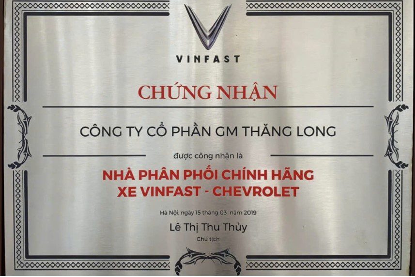 chứng nhận